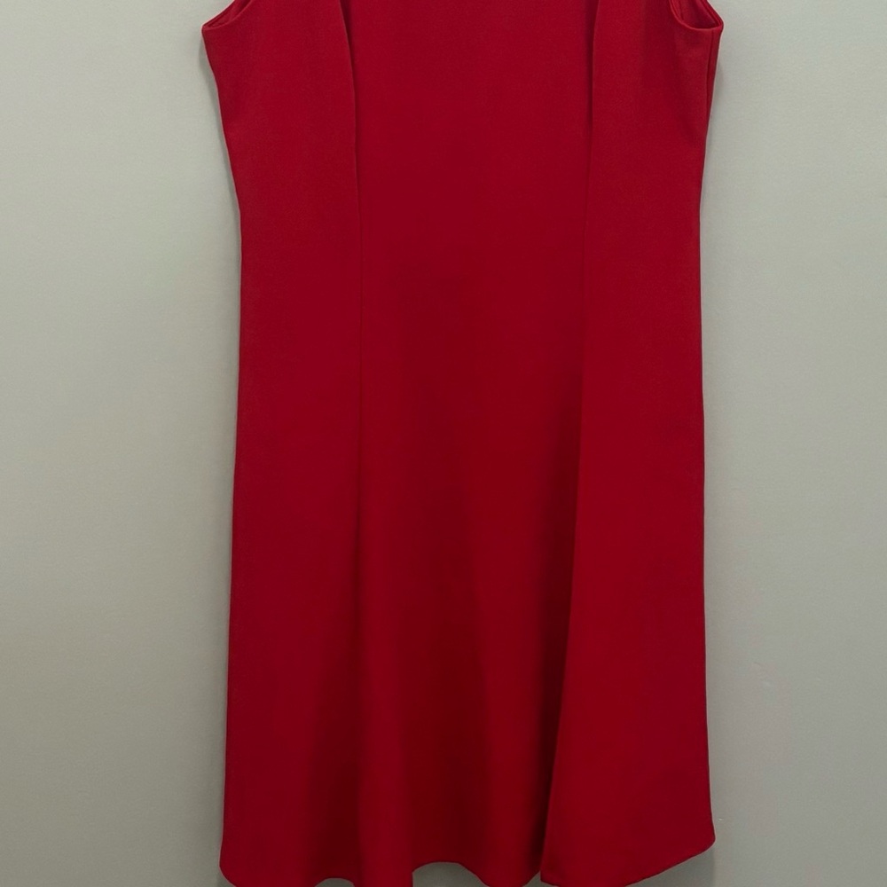 Elegant Red Sleeveless Dress​ - Picture 6 of 6